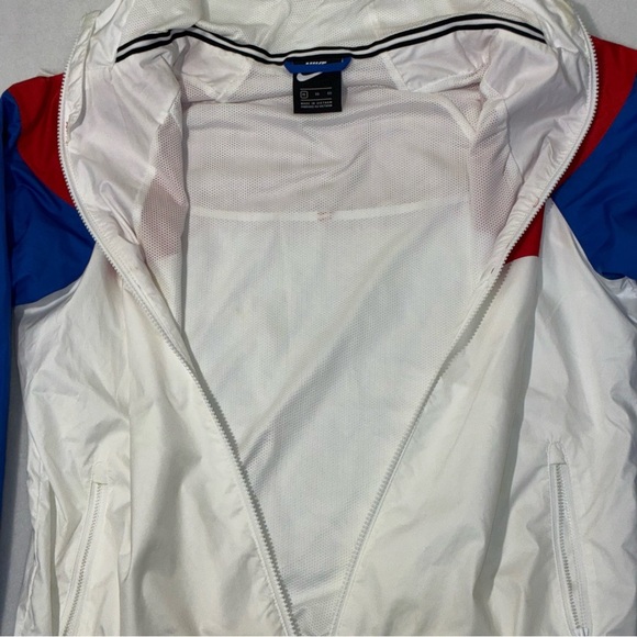 Nike Windrunner Jacket Boys XL Red White Blue Hooded Full Zip *Read Description - Picture 7 of 11